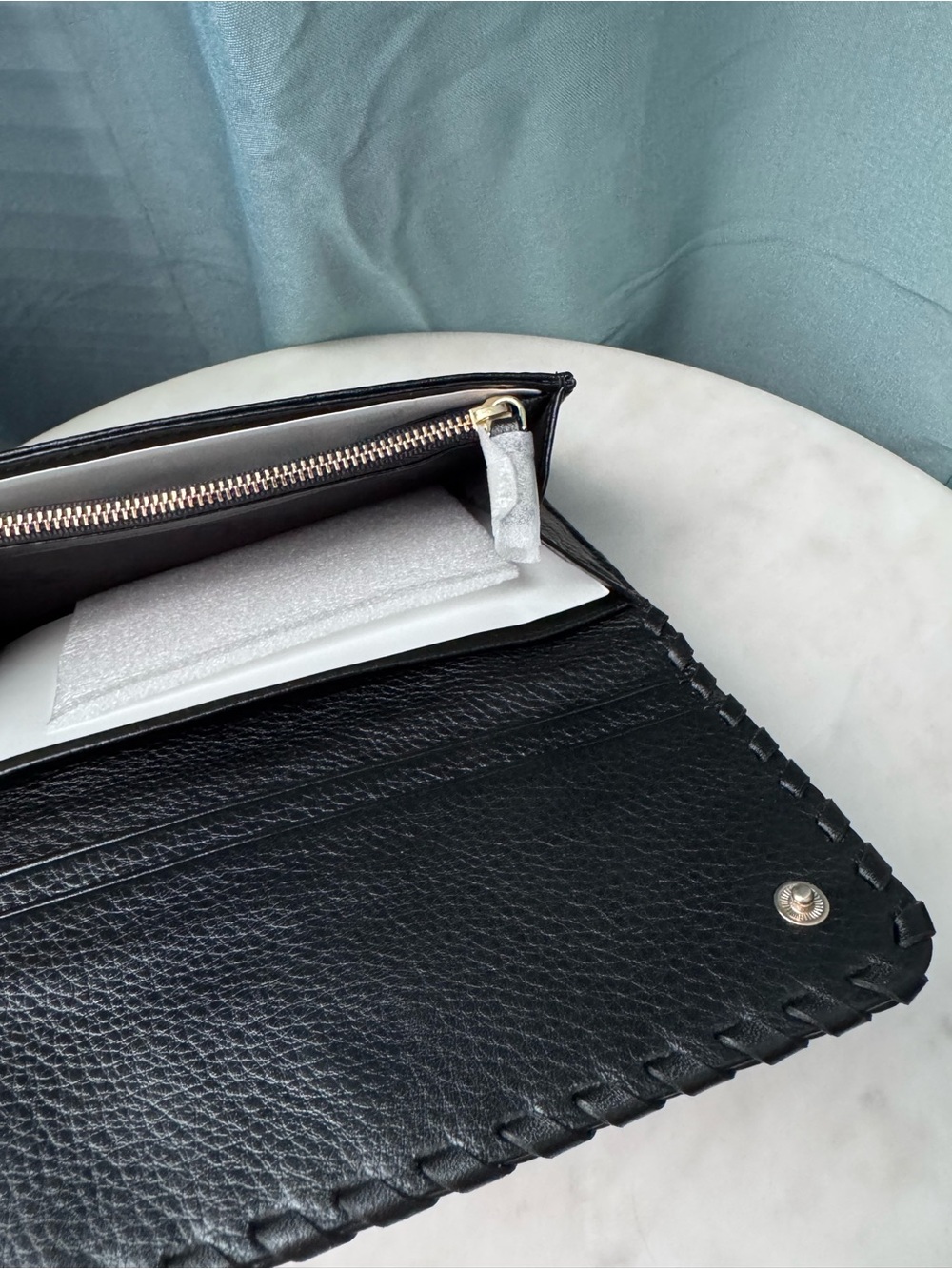 NWT Tory Burch Marion Whipstitch Flap Continental Wallet - Picture 4 of 8